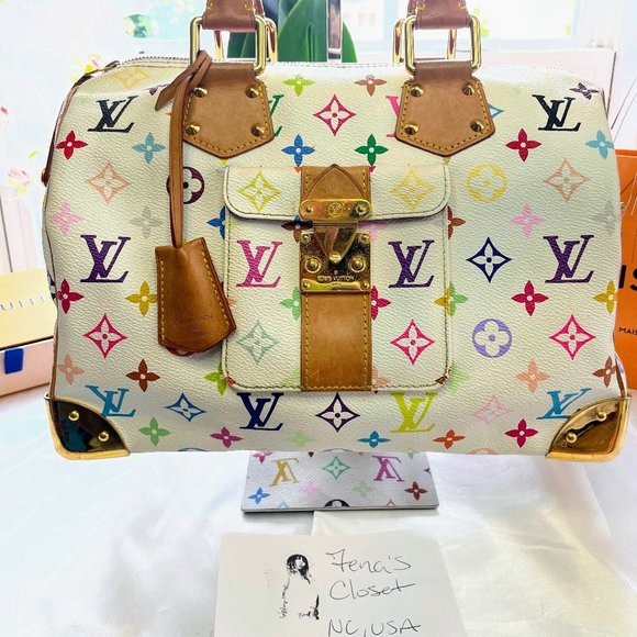 Louis Vuitton Handbags - SOLD 💸Louis Vuitton Murakami Tekashi multi color Speedy 30 Limited Edition